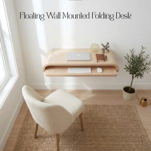 The WallDesk – Minimalist Floating Wall-Mounted Desk