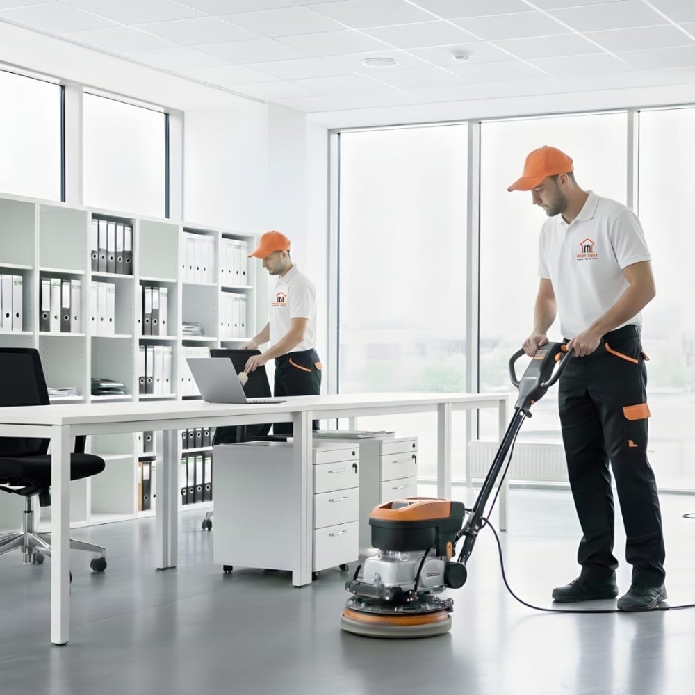 Commercial building cleaning services
